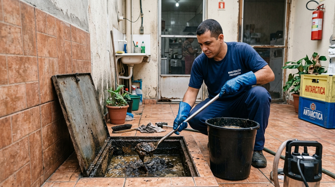 Limpeza de Caixa de Gordura perto de mim em Chapecó‑SC