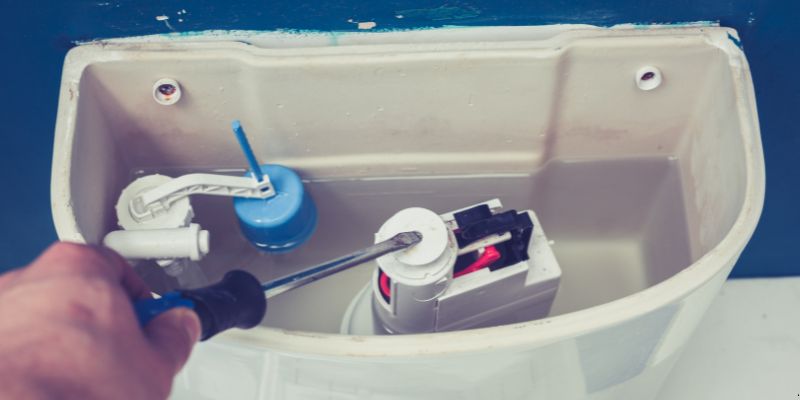 vazamaneto da vávula de descarga